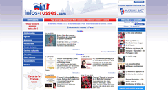 Desktop Screenshot of infos-russes.com