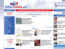 Tablet Screenshot of infos-russes.com